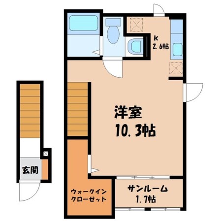 安塚駅 徒歩5分 2階の物件間取画像